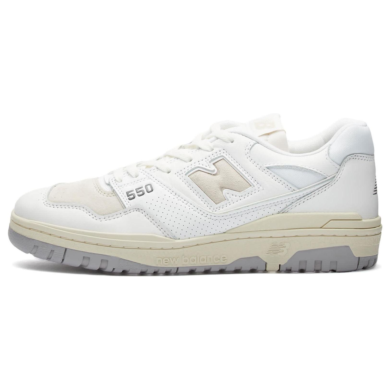 Белые кроссовки унисекс New Balance 550 Timberwolf Raincloud BB550PWG 37