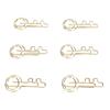 40PCS Paper Clip Unique Key Shape Portable Reusable Cute Appearance Desk Accessories for Office Clas