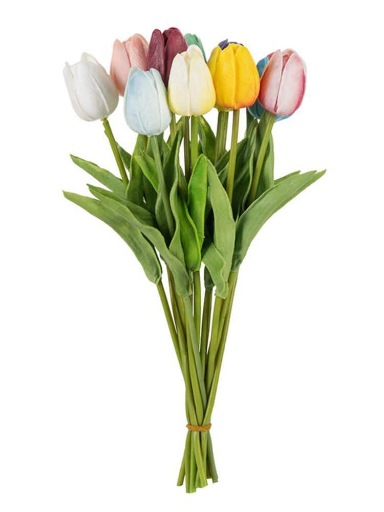 

3/5 ШТ Штучні Квіти Реалістичні Тюльпани Скрапбукінг Вази Домашній Декор Весілля Сад Трояндова Арка Гірлянда Букети на День Матері 5pcs