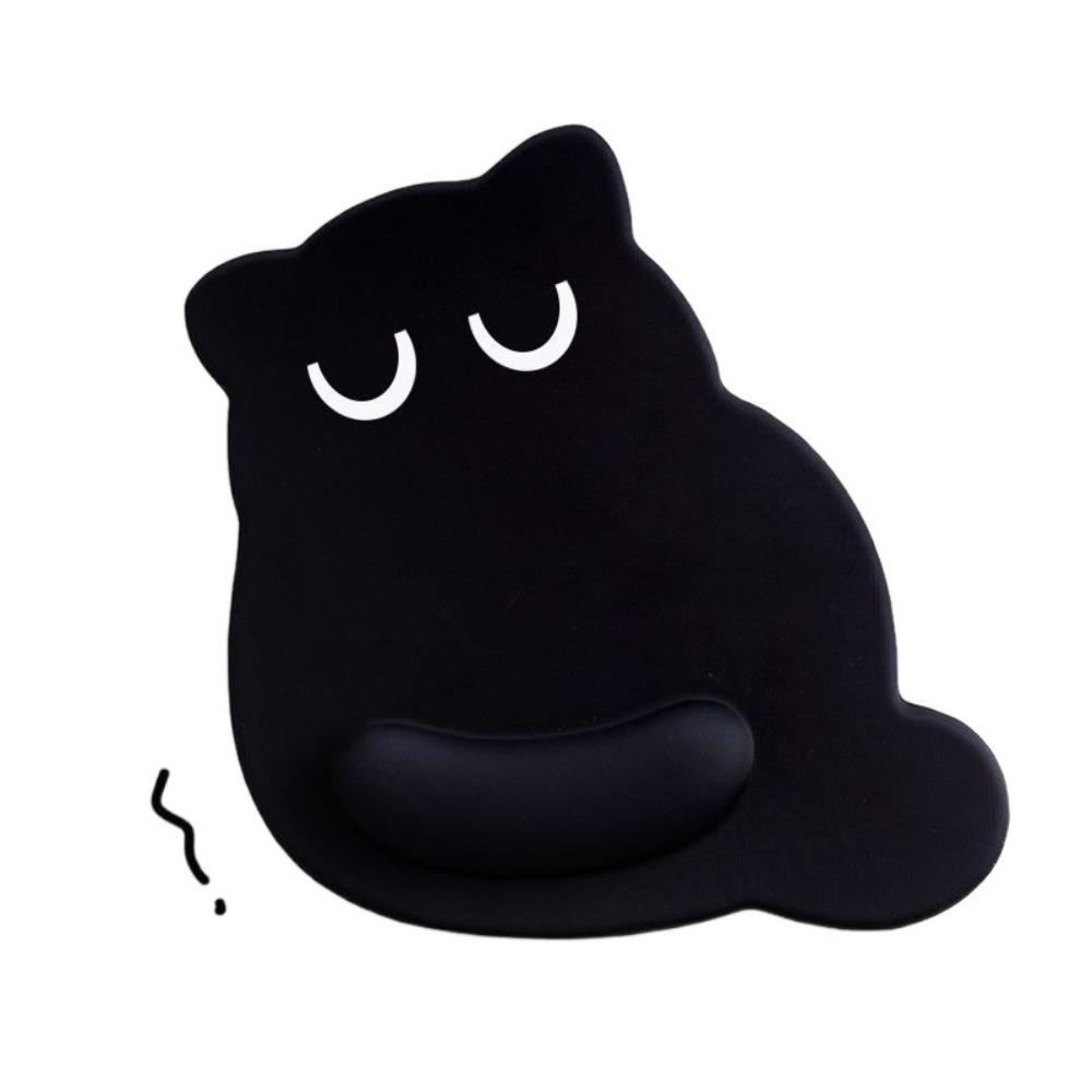 Wrist Pad Cat Large Mouse Mat Cartoon Kawaii Cat Mouse Pad Black Cat Mouse Pads  Office Desk