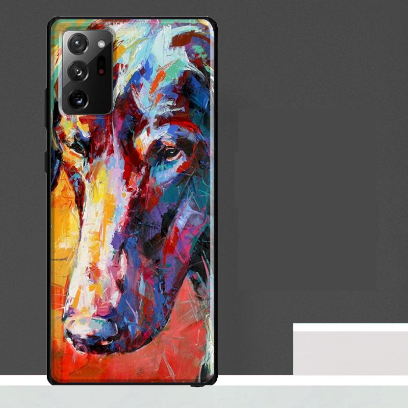 

Animals Doberman dog Case For Samsung Galaxy S25 Ultra S23 S22 S21 S24 Ultra S9 S10 S20 Plus S25 FE Phone Cover Galaxy S25 FE