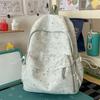 Schoolbag star schoolbag women's new large capacity cute high school student lightweight ins backpack simple student backpack