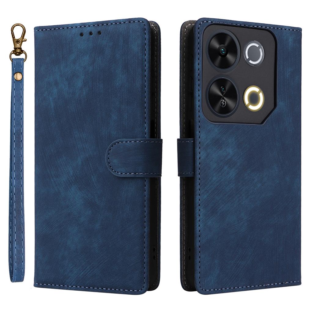 For Itel P65 P671L Wallet Case RFID Blocking PU Leather Cover Stand View