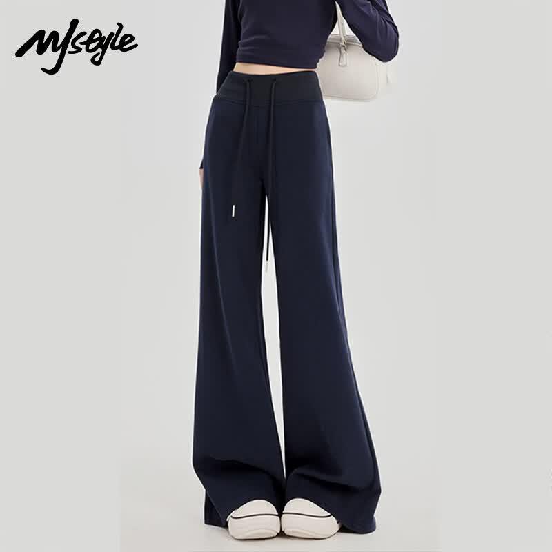 MJ STYLE Women's Loose Flare Casual Pants