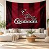 St. Louis Cardinals Wall Tapestry, Soft Fabric Wall Hanging, Decorative Backdrop For Bedroom Home Wall Art