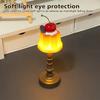 Mini Cute Pudding Night Light LED Desk Lamp Bedside Bedroom Bar Room Decor Battery Powered Atmosphere Sleeping Light Kid Gifts