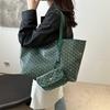 Bella Borsa a Spalla Tote Grande Capacità Blu o Marrone per Donna con Chic Street Style