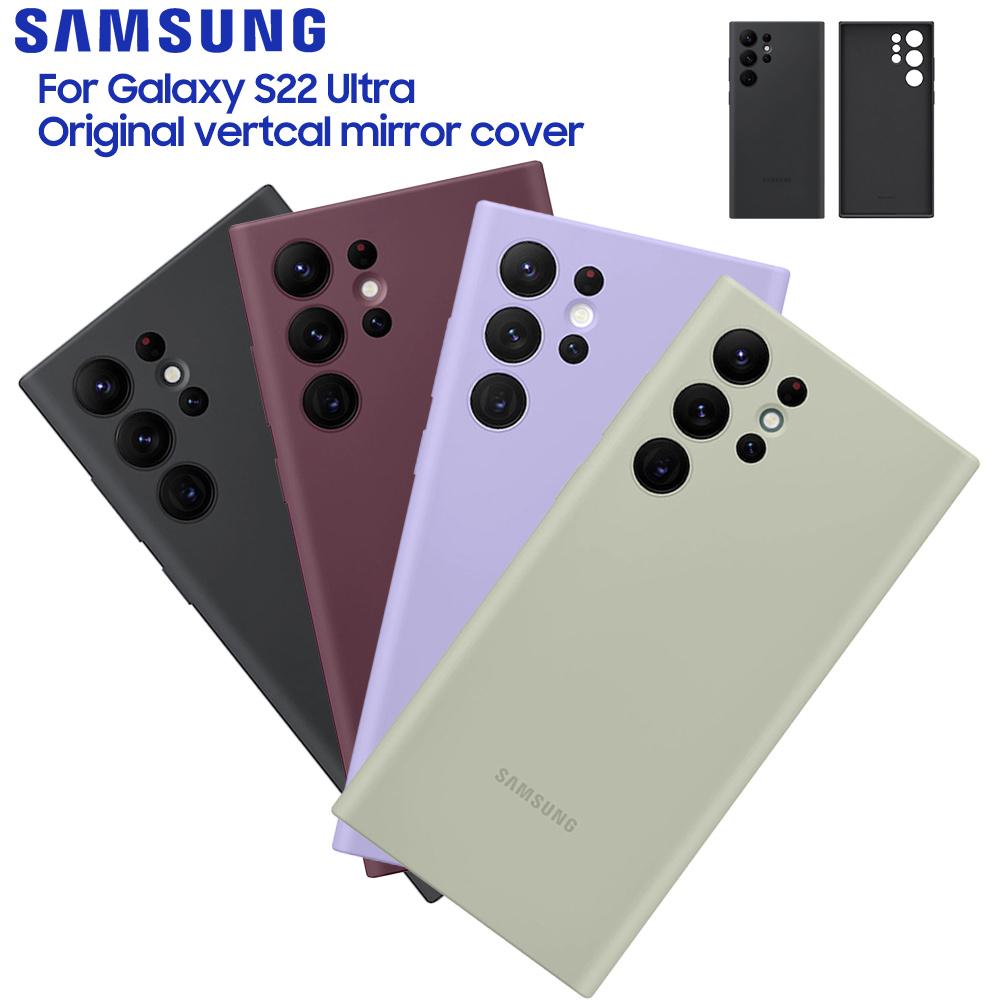 Samsung Originalt silikon telefondeksel for Samsung Galaxy S22 Ultra S22Ultra Full beskyttelse telefondeksel