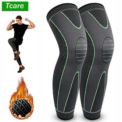 Knee Brace Warm Long Compression Knee Sleeve for Men Women Knee Support Protector for Weightlifting Workout