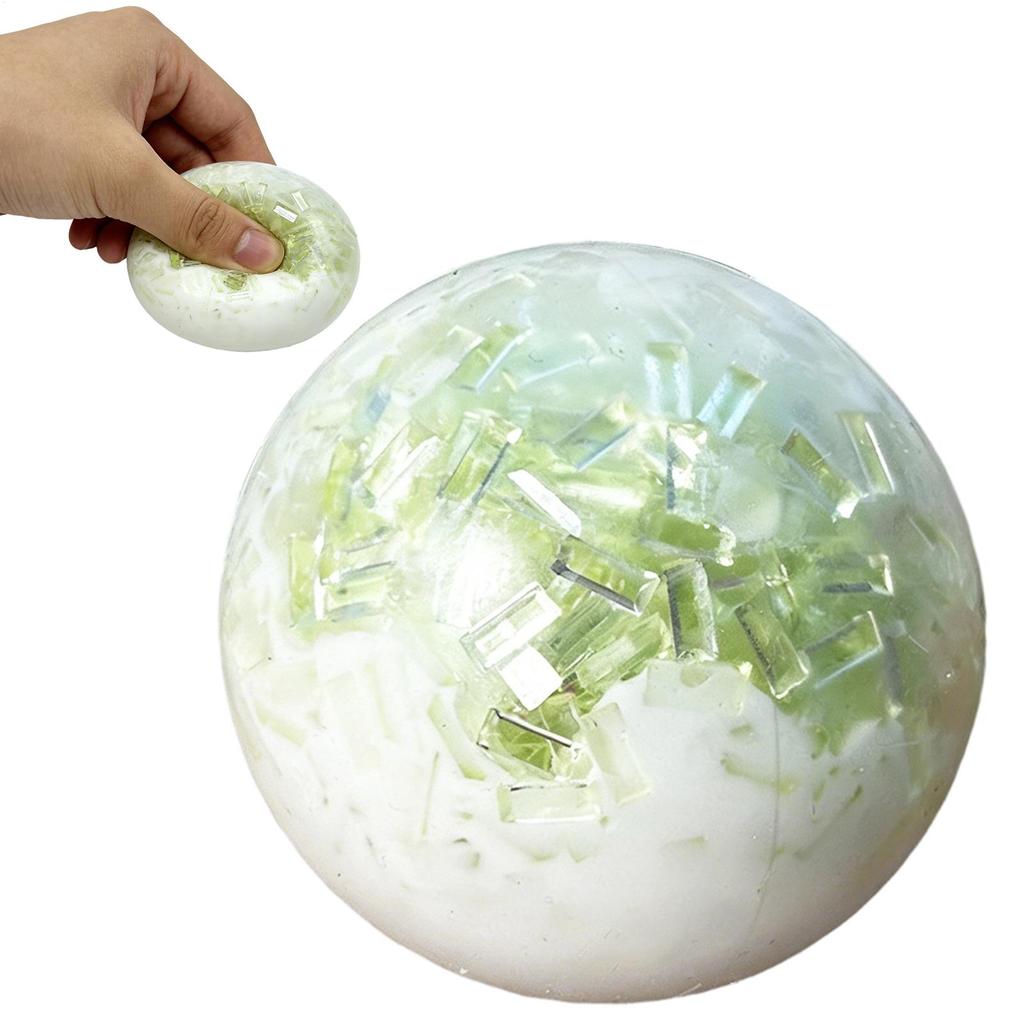 Squishyed Slow Rising Broken Ice Handmade Ball Stress Relief Sensory Fidget Toy For Anxiety Adhd