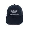 Net Social Club ISOLATED WASHED CAP (NAVY)