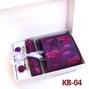 Men'S Tie Gift Box 6-Piece Set Big Flower Wedding Tie Set