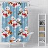 Heimdekoration Duschvorhänge Für Badezimmer Wasserdichtes Vorhangstoff Modern Nordischer Stil Wohnzimmer Frohe Weihnachten Winter