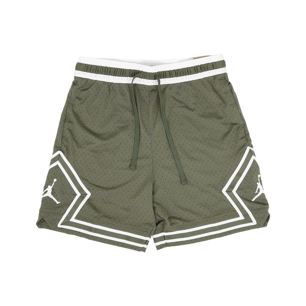 New Jordan SportDri-FIT Diamond FW24 Casual Shorts Men's Medium Olive Green/White DX1488-222