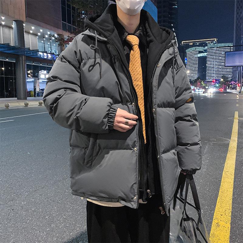 

Весенне-осенняя куртка с капюшоном мужская новая мантия подростковая осенне-зимняя для отпуска два свободных пальто утолщенных 4XL