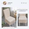 Washable Seat Cover Thickened Stool Slipcover Warm Chair Cover  Dining Chair