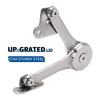 2Pcs Heavy Duty Lid Support Hinges Soft Close Folding Lid Stay Hinge Keep Lid Hinge Open for Cabinet Kitchen Wardrobe Hardware