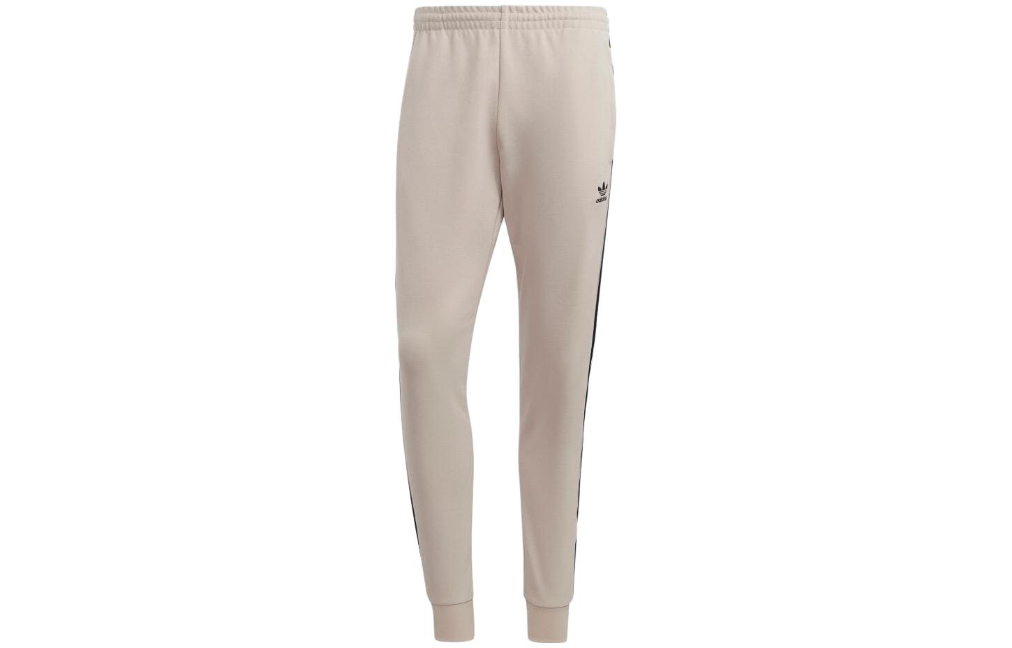Adidas Originals Trefoil Collection Outfit Knitted Sweatpants Men s Beige IM4544 S