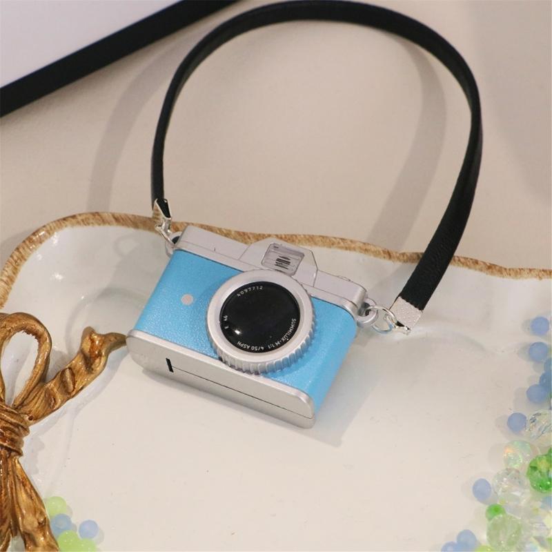 Miniature Camera Pendant Keychain With Light And Sound Detail Compact Size Ornament For Daily Use Gifting
