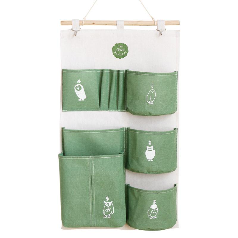 Fabric Hanging Bags Dormitory Wall-mounted Storage Bags, Storage Bags Behind The Door Cabinet Hanging Wall-mounted Bags