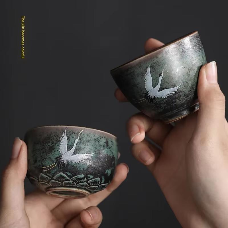 Tazza da Caffè in Ceramica Stile Giapponese Porcellana Personale Singola Argilla Tazze da Tè Bicchieri Tazza da Vino Tazze per Acqua