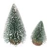 Set Decorativo Albero di Natale Pino 10 Pezzi Ornamento Piccolo Natalizio Albero Artificiale da Tavolo