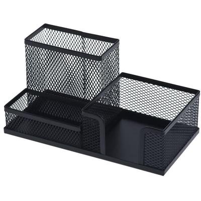Metal Mesh Desk Organizer Pen Holder