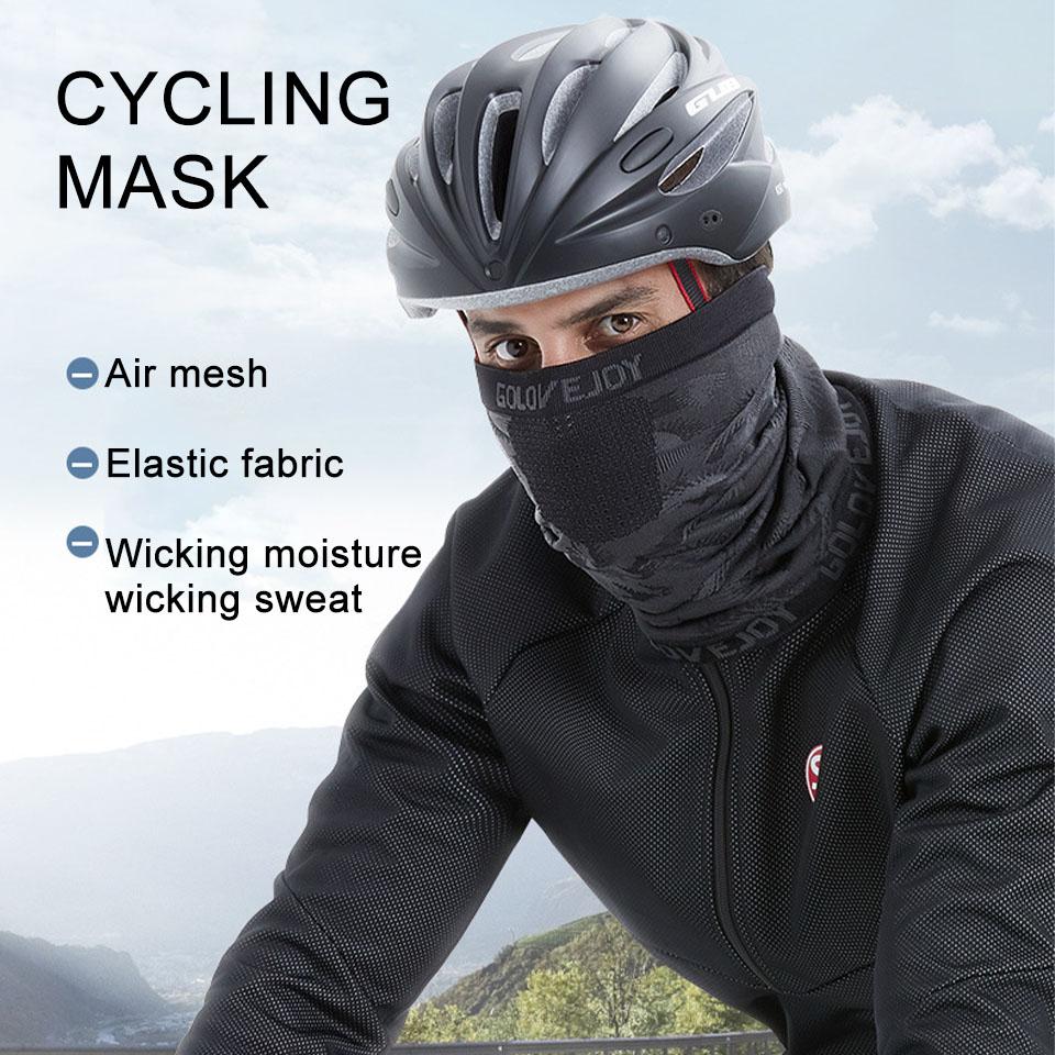 Gobygo Radmaske Hochelastisches Sport-Stirnband Sonnenschutz Staubschutz Feuchtigkeitsabsorbierend Atmungsaktiv Outdoor-Sport