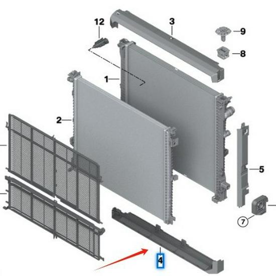 BMW X3 G01/X4 G02 Lower Radiator Cover