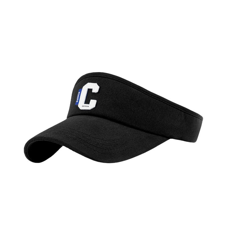 Signature C Logo Sports Sun Cap C4 Black BLACK