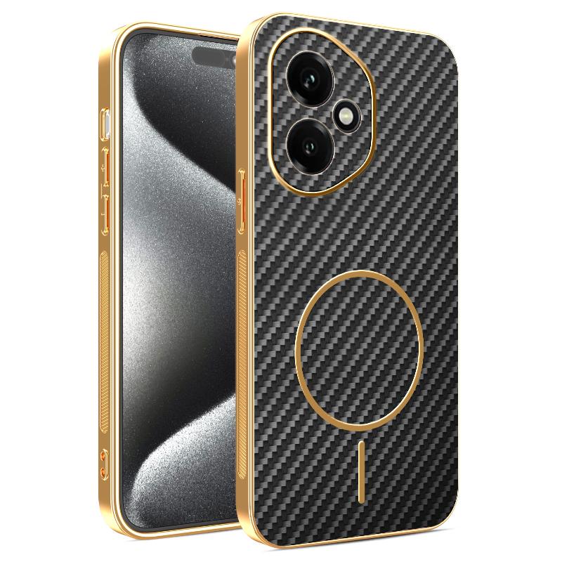 Case For Honor 400 Pro Lite New Electroplating Kevlar Magnetic Matte Cover For Honor 400 Pro 5G Anti-drop Bumper Funda