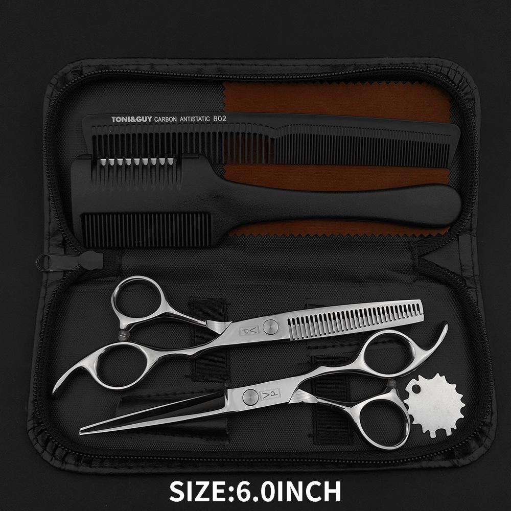 VP Professional Hairdressing Scissors Barber Set 5.5 6.0 Hairdresser Hair Beauty Scissors Set Corte de Cabelo Desbaste Ferramentas de Salão