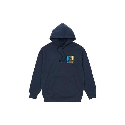 Palace Pullover Logo Triangle Pattern Slim Versatile Comfort Hoodie Unisex Navy Blue P22HD105