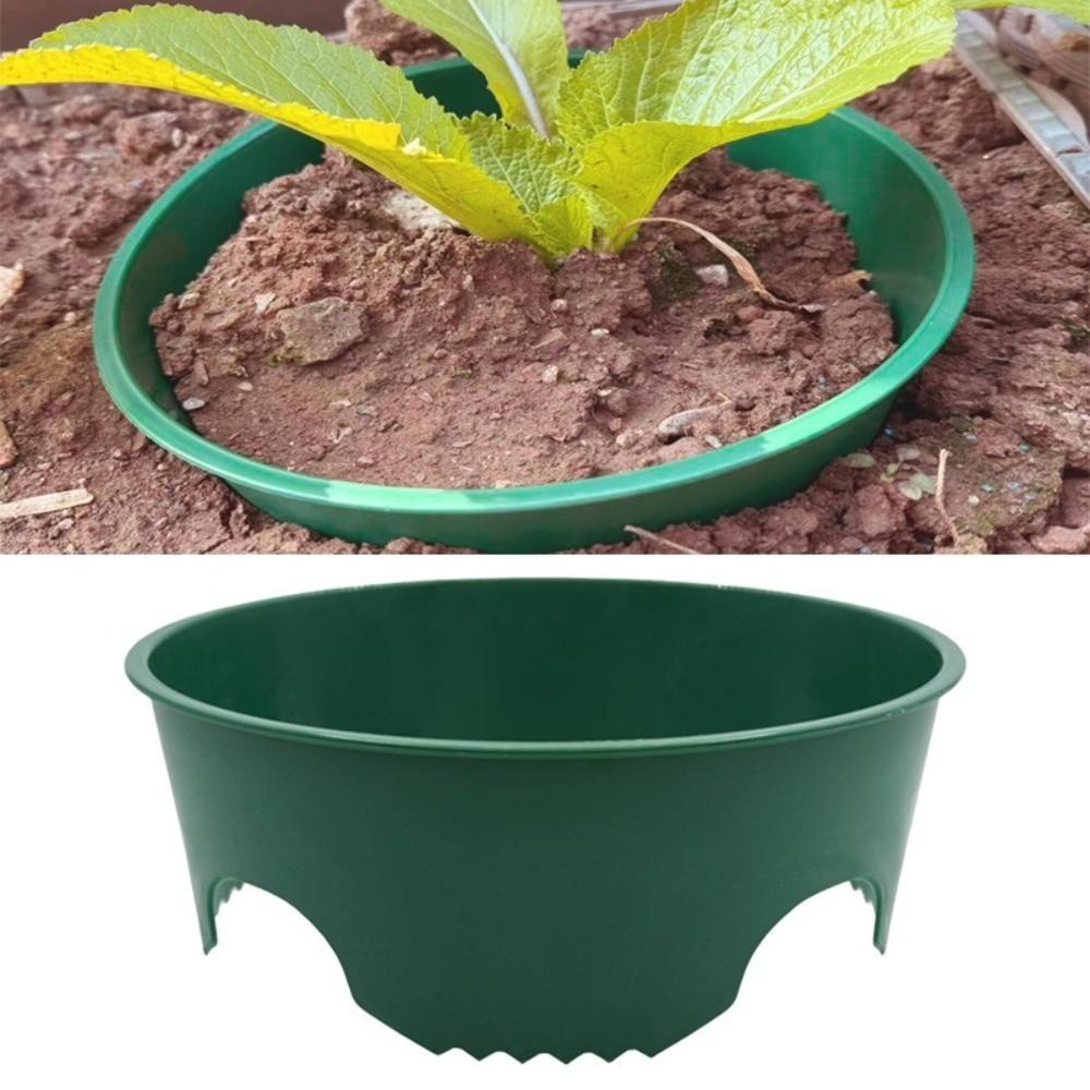 2 Pieces Deep Watering Planting Growth Rings Smooth Edges Root Watering Deep-Root Irrigation Basin Grass Prevention