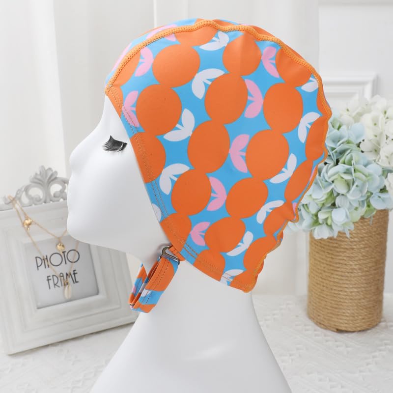 XGOPTS Swimming Cap, Cloth, Large, Comes with Chin Strap, Prevents