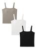 Tieseueichi Comfy Bra Top T-Shirt 3 Colors 2 Pieces