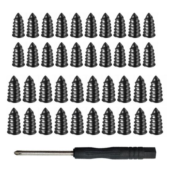 Kit 40/50/60 Bucăți Cuie de Cauciuc pentru Reparații Anvelope Șuruburi Rezistente pentru Reparații Anvelope Auto Motociclete Camioane Anvelope Vidate Șuruburi de Reparare Pană