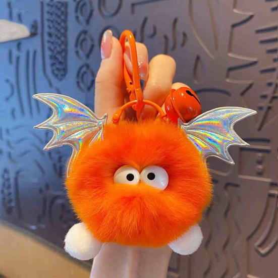 Keychain Pendant Cartoon Doll Charm with Wings Plush Key Chain Versatile Decoration Keys Backpack