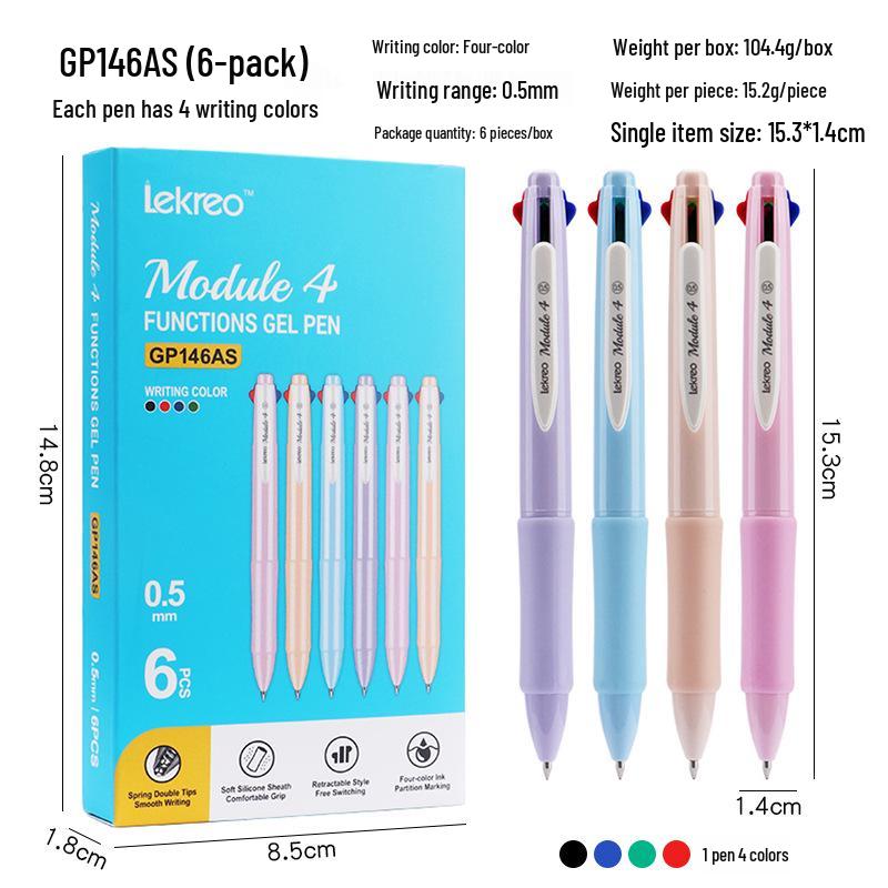 

BaoKe Multi-Color Gel Pens Set - Quick-Dry Black Ink for Journaling and Marking 0.5mm