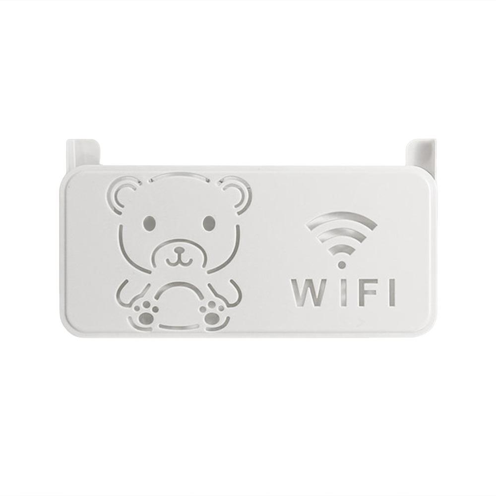 Punch-Free Router Rack Wall Mounted Router Storage Box  for Living Room Decoration