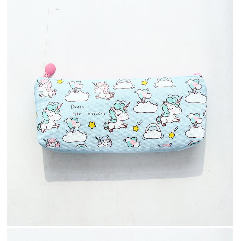 High Appearance Level Pen Bag Cartoon Student Stationery Bag Cute Male and Female Pencil Bag