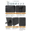 Miwoluna Business Bag Recruit Job Hunting Tote Lightweight A4 Drink Holder Ladies Women Black