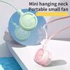 Tragbarer Nackenventilator (USB wiederaufladbar) – Mini-Freihand-Ventilator mit starkem Luftstrom & leisem Betrieb; Geeignet für den Außenbereich