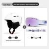 Volwassen Skihelm Set met Geïntegreerde Skibril - Universele Pasvorm voor Buitensporten