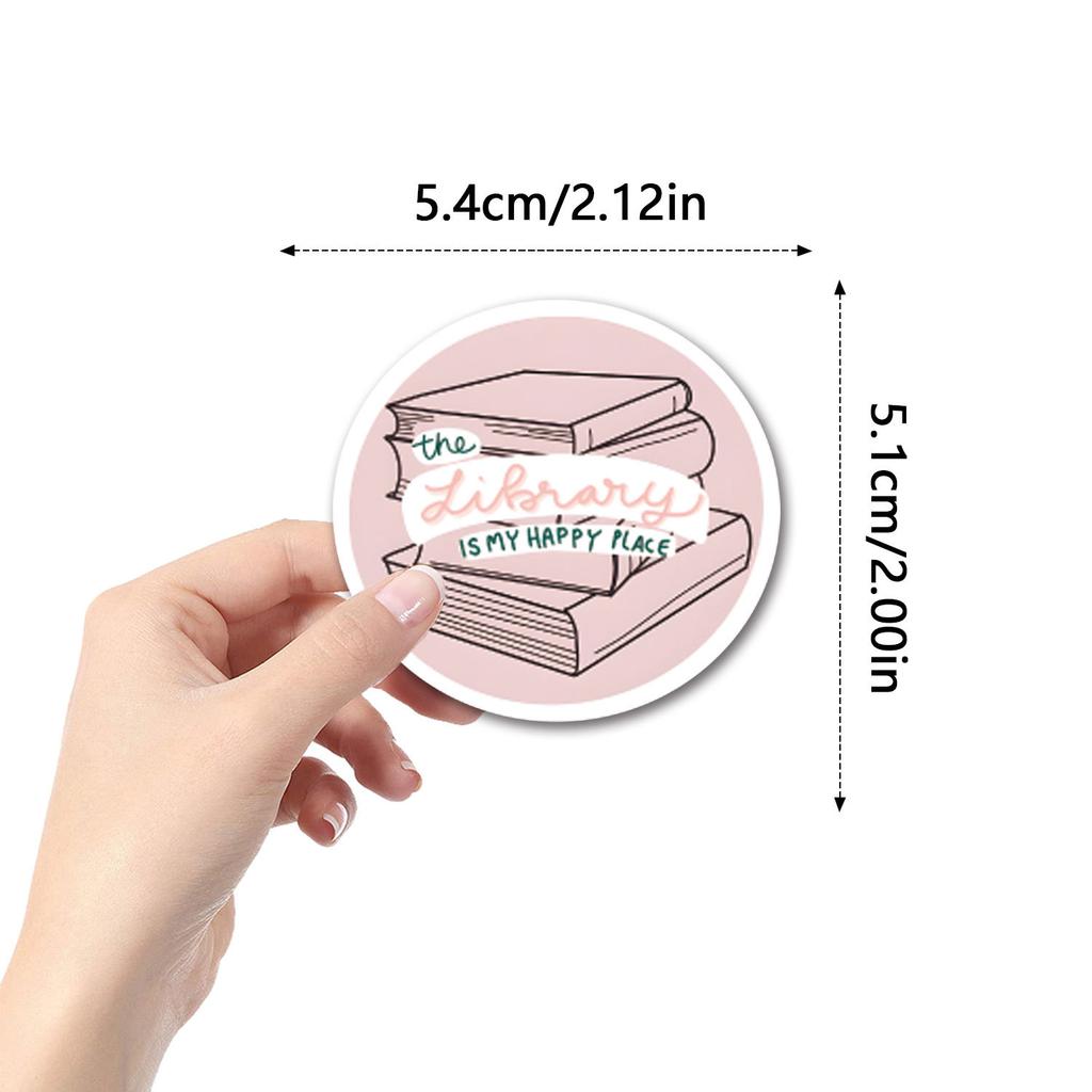 60 New Pink Bookish Graffiti Stickers Decorative Scooter Computer Guitar Account Stickers