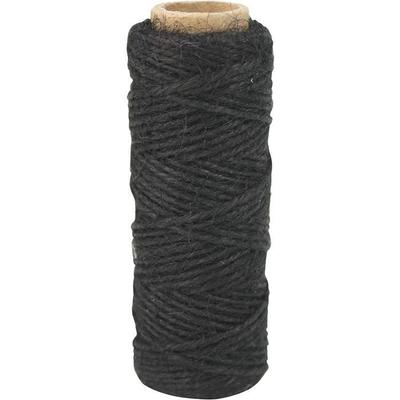Cord - JUTE - Black - 30 Meters - D 2 Mm - 100% Jute