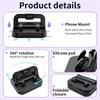 Non Magnetic Dashboard Phone Holder with Silicone Pads, Stable Car Phone Stand