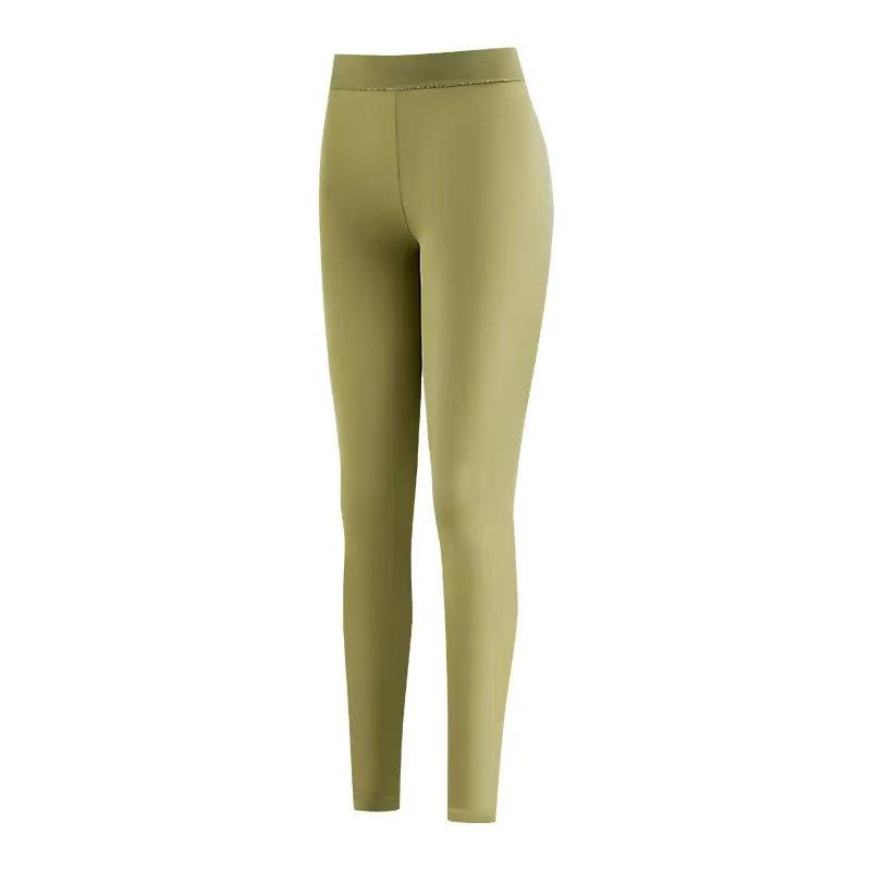 Hyaluronic Acid Seamless Women's Base Layer Set - Skin-Enhancing, High-Elasticity Warm Autumn Top & Trousers