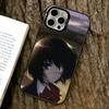 Misaki Mei Phone Case For iPhone 17,16,15,14,13,12,11 Plus,Pro Max,XS,Colored Silver Plated Inside Cover