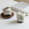 Mountains and Rivers, Grass and Wood Ash, Ceramic Tea Cans/sealed Cans, Moisture-proof Storage Cans, Household Tea Cans, Storage Cans